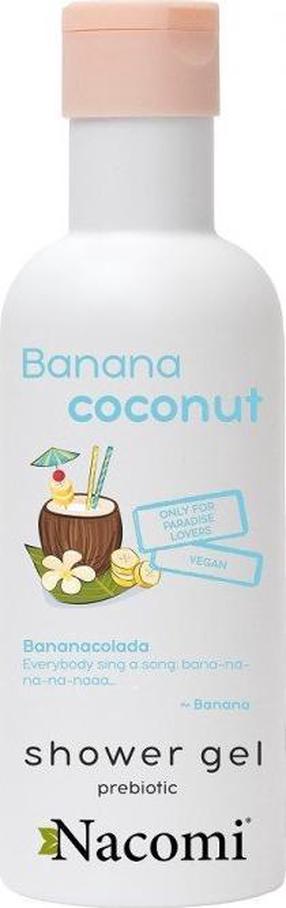 Ķermeņa mazgāšanās želeja Nacomi Banana and Coconut, 300 ml