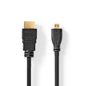 Kabelis Nedis HDMI- HDMI micro HDMI Vīrietis, HDMI Micro Vīrietis, 1.5 m