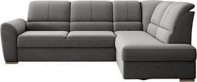 Kampinė sofa Siber Gojo 5, pilka sp., dešininė, 186 x 270 cm x 93 cm
