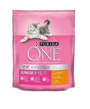 Sausas kačių maistas One, vištiena, 0.8 kg