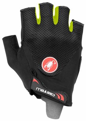 Велосипедные перчатки универсальный Castelli Gel 2 Arenberg, черный цв./зеленый цв./серый цв., XL