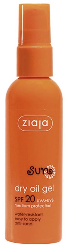 Gēls iedeguma kopšanai ķermenim/sejai Ziaja Sun SPF20, 90 ml