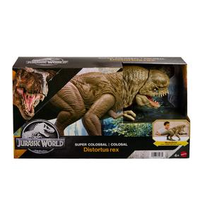 Žaislinė figūrėlė, dinozauras Mattel Jurassic World Super Colossal Distortus Rex JKG95, 79 cm, ruda sp.