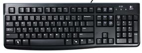 Klaviatūra Logitech K120, EN/DE, juoda