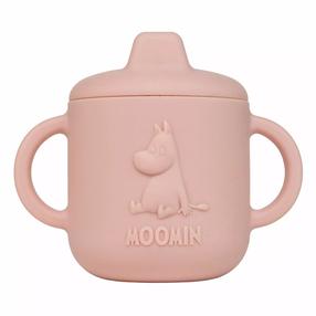 Чашка с носиком Moomin, 150 мл, 6+ мес., силикон, розовый цв.