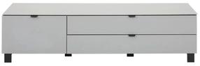 TV galds Forte Element, gaiši pelēka krās., 52.5 cm x 165 cm x 41.1 cm