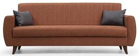 Sofa-lova Hanah Home Alkon Alkon, raudona sp., 214 x 77 cm x 86 cm