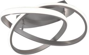 Šviestuvas lubų Reality Course R62051107, LED, 3000 °K, 1 x 18 W, balta sp. / chromo sp., 45 x 45 x 18,8 cm