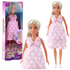 Rase nukk Lean Toys Anlily Maternity 24487, 30 cm, roosa v.