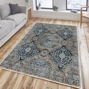 Paklāja celiņš Conceptum Hypnose ELS2240, zila krās./daudzkrāsaina, 200 cm x 80 cm
