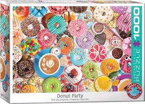 Dėlionė Eurographics Donut Party 474769, 48.9 cm x 67.3 cm, 1000 vnt., įvairių spalvų