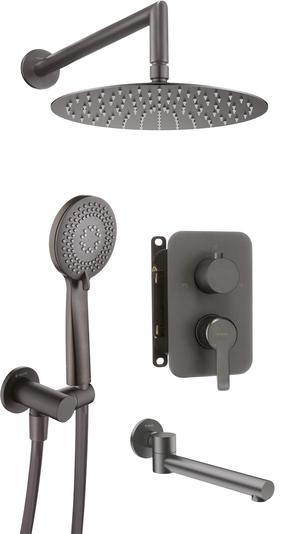 Dušikomplekt Deante Amika, titanium