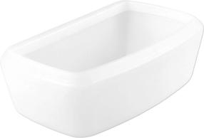 Bļoda dzīvniekam Zolux Stefanplast, 0.3 l, 12 cm x 8 cm x 5.4 cm, balta krās.