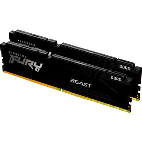 Operatyvioji atmintis (RAM) Kingston Fury Beast KF560C30BBEK2-32, DDR5, 32 GB, 6000 MHz