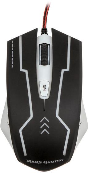 Juhtmega mänguhiir Mars Gaming MM2, must v.