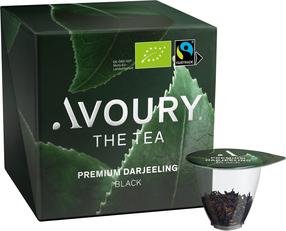 Arbatos kapsulės Avoury Premium Darjeeling, 0.02 kg, 8 vnt.