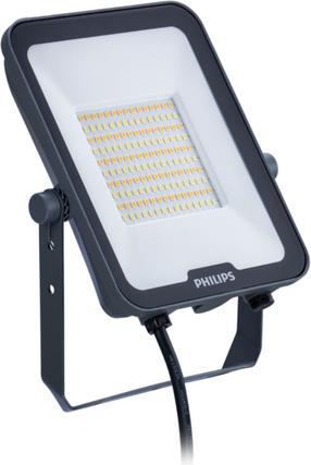 Prožektorius be judesio daviklio, tvirtinamas prie lubų arba sienos Philips Ledinaire Floodlights BVP167, 50 W, 5500 lm, 3000 - 6500 °K, IP65, pilka sp.