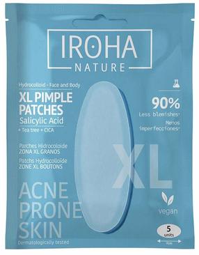 Näohooldusvahend Iroha Nature Acne Prone Skin Hydrocolloid patches XL, 5 tk