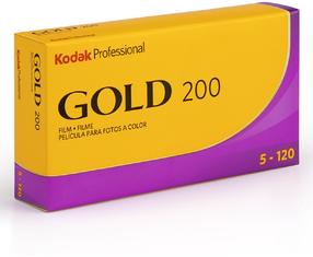 Цветная фотоплёнка Kodak Gold 200, 12 кадров x 5 шт.