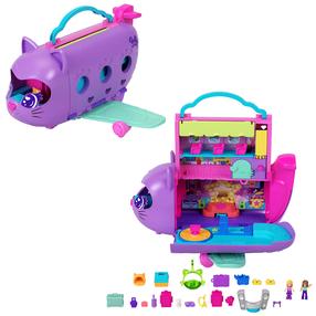 Kujukeste komplekt Mattel Polly Pocket Polly Pocket Kitty Airways, mitmevärviline