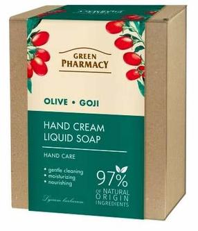 Rankų priežiūros rinkinys Green Pharmacy Olive & Goji, 2 vnt.