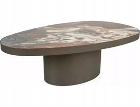 Kavos staliukas Gusto A, ruda sp./vario sp., 118 cm x 73 cm x 38 cm