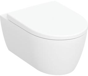 Туалет, подвесной Geberit Icon Rimless, с крышкой, 355 мм x 530 мм