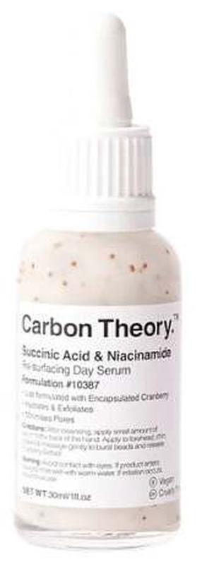 Veido serumas Carbon Theory Succinic Acid, 30.0 ml