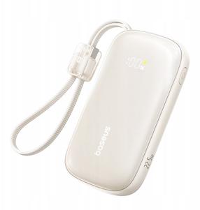 Nešiojamas įkroviklis (Power bank) Baseus EnerFill FC21 Qpow 3 Ultra, 10000 mAh, 22.5 W, smėlio sp.