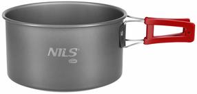 Katilas Nils Camp NC17119, aliuminis/nerūdijantysis plienas/abs plastikas, 17 cm, 1.4 l, pilka sp.