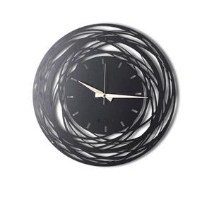 Sienas kvarca pulkstenis Wallity XL, melna krās., 70 cm x 70 cm, 70 cm