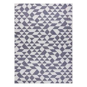 Kilimas vidaus Hakano Vinea Geometric, pilka sp., 170 cm x 120 cm