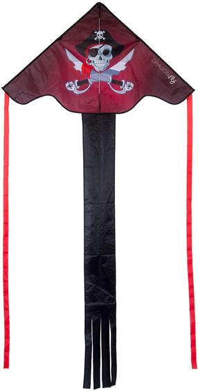 Aitvaras Dragon Fly Pirate, juoda sp.