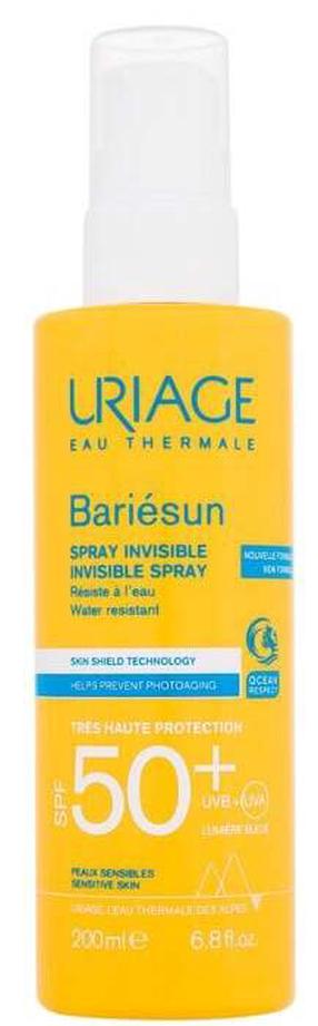 Спрей для ухода за загаром для тела Uriage Bariesun Invisible SPF50+, 200 мл