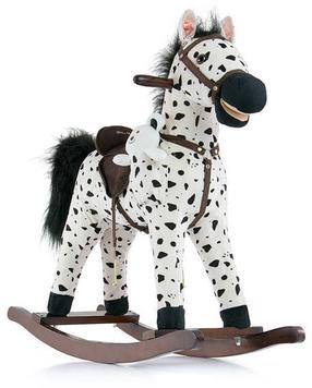 Šūpuļzirdziņš Milly Mally Mustang, plīša, balta krās./melna krās.