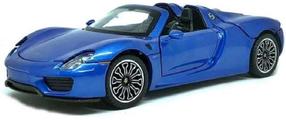 Игрушечная машина MSZ Porsche 918 Spyder, 1:24, синий цв.