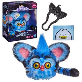 Интерактивная игрушка Hasbro Furby Furblets KPop Demon Hunters Derpy Tiger, синий цв.