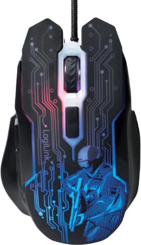 Žaidimų pelė Logilink ID0137, juoda