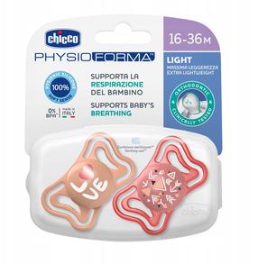 Luttide komplekt Chicco Physio Light, 6+ kuud, roosa v.