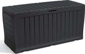 Sodo daiktadėžė Keter Marvel Plus, 116.7 cm x 44.7 cm x 57 cm, 270 l, juoda sp.