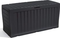 Sodo daiktadėžė Keter Marvel Plus, 116.7 cm x 44.7 cm x 57 cm, 270 l, juoda sp.