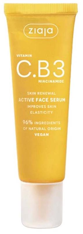 Сыворотка для лица Ziaja Vitamin C.B3 Niacinamide, 30 мл, 20+