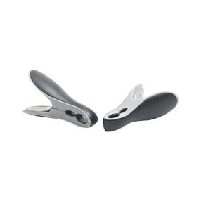 Skalbinių segtukas Brabantia 149405, 8 cm x 2.6 cm, plastikas, 8 vnt., juoda sp./pilka sp.