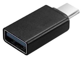 Adapteris Gembird USB C male, USB 2.0 A female, melna krās.