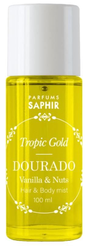 Kūno dulksna Parfums Saphir Tropic Gold Dourado, 100 ml