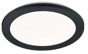 Šviestuvas lubų Reality Camillus R62921532, LED, 3000 °K, 1 x 13 W, balta sp./juoda sp. / juoda sp., 26 x 26 cm