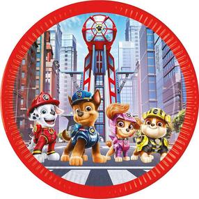 Vienkartinės lėkštės GoDan Paw Patrol 34531, Ø 23 cm, 8 vnt.