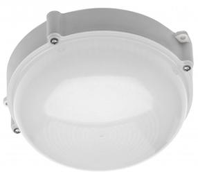 Āra griestu lampa GTV Luxia, 10W, LED, IP65, balta krās., 19.2 cm x 7.1 cm