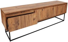 TV staliukas Kalune Design Lupin 140, riešuto sp., 140 cm x 40 cm x 50 cm