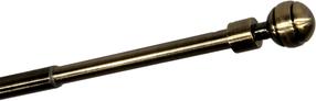 Karnizas Mini Kula Elegant, 40 - 60 cm, Ø 12 mm, aukso sp.
